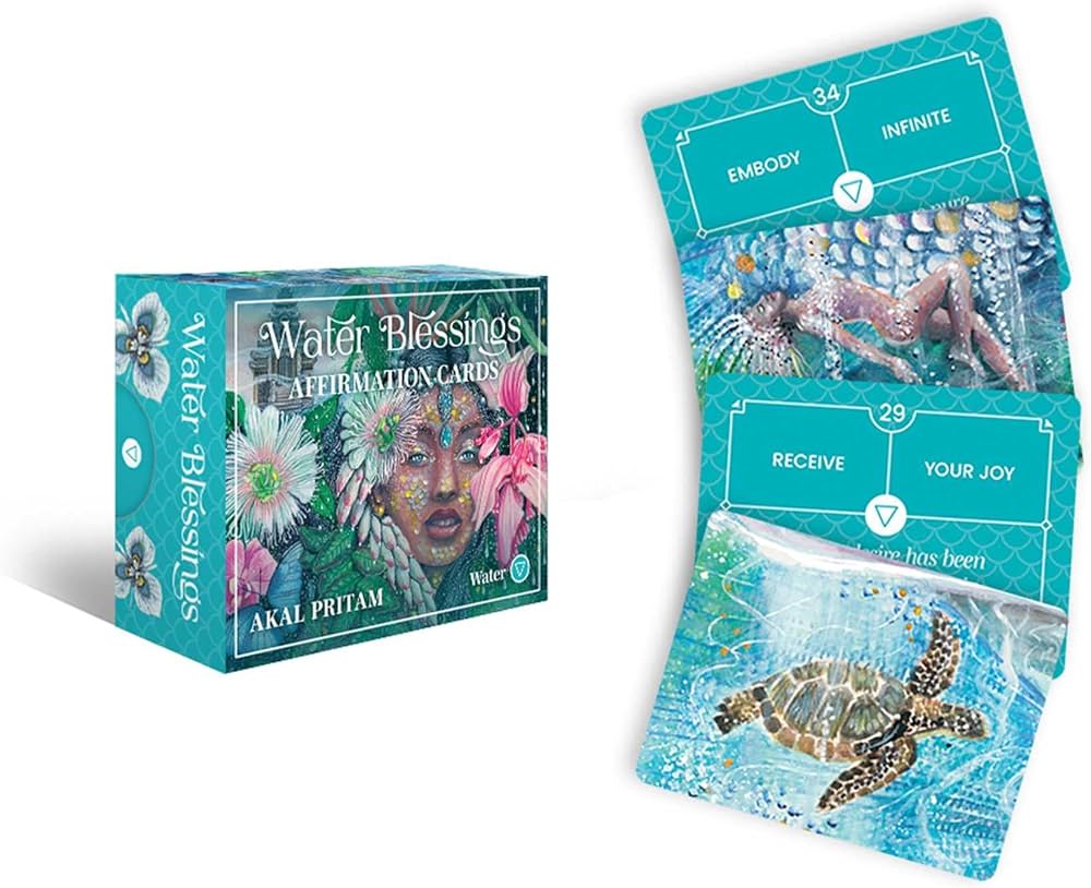 Water Blessings Affirmation Cards