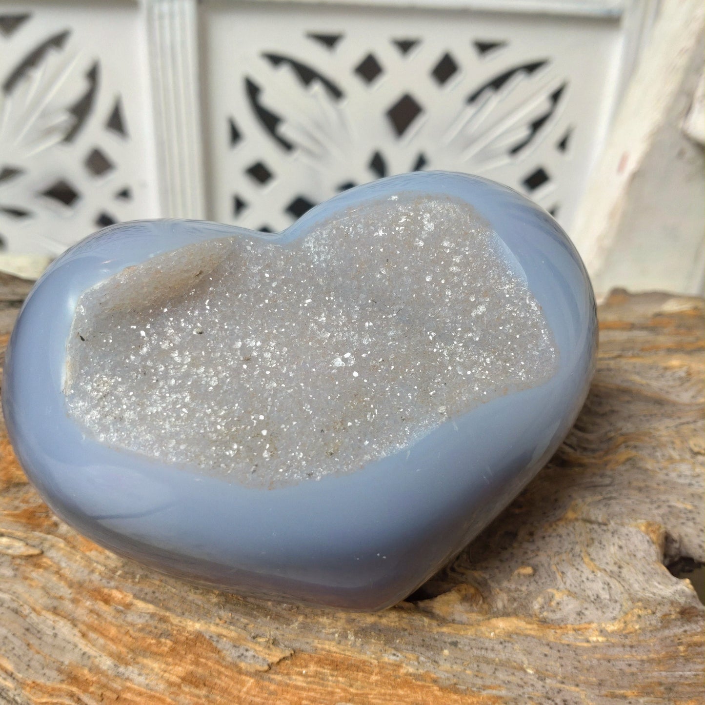 Hjärta av Agat med druzy DSC-3454