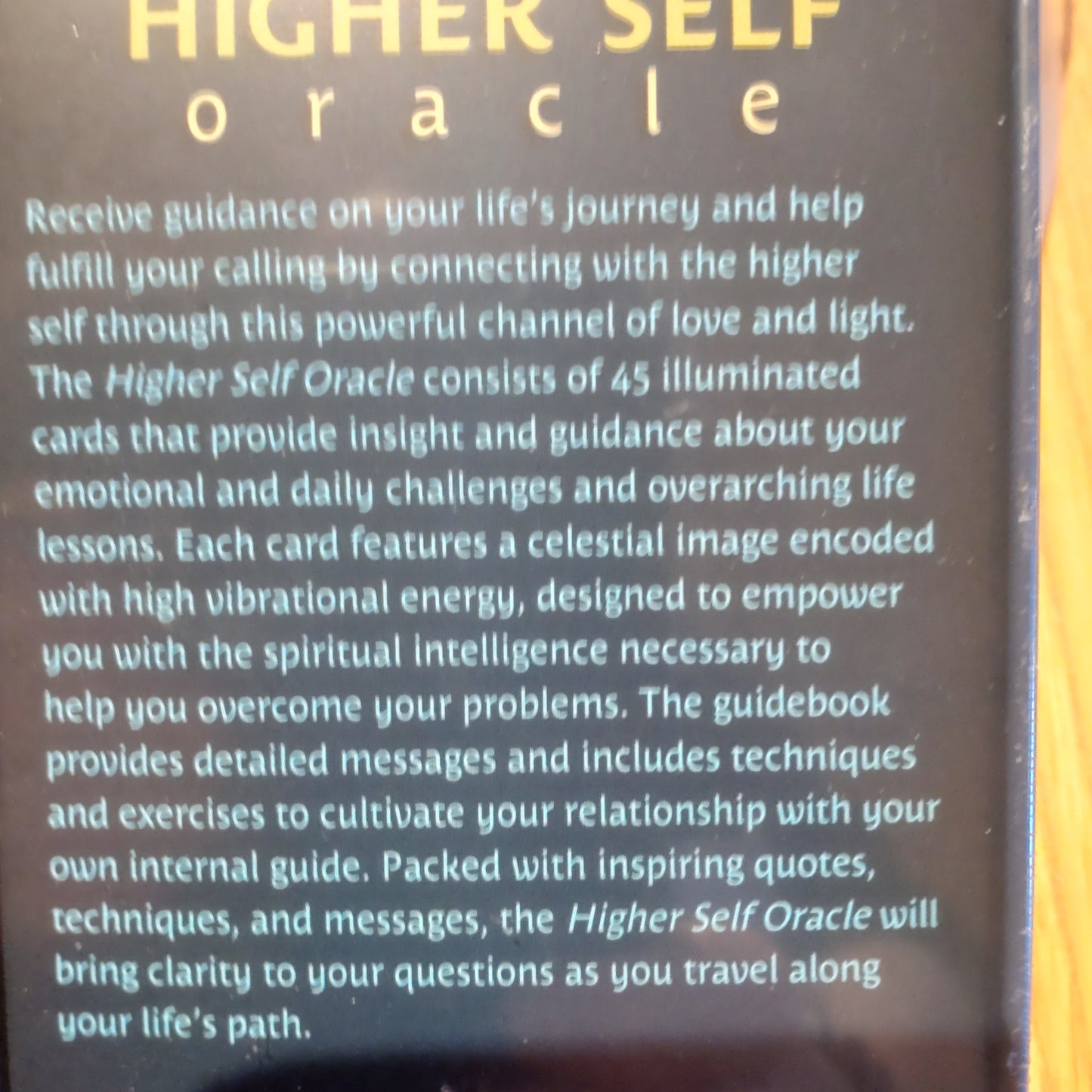 Higher self Oracle i plåtask. DSC-4056