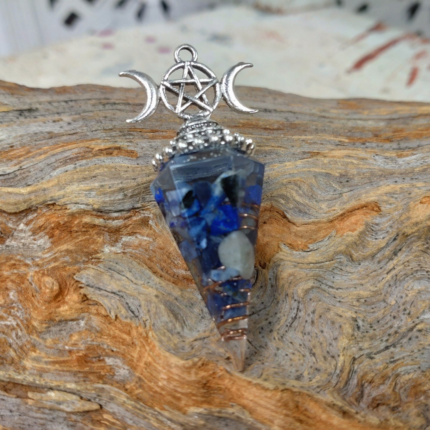 Orgonitpendel med Lapis lazuli DSC-4269