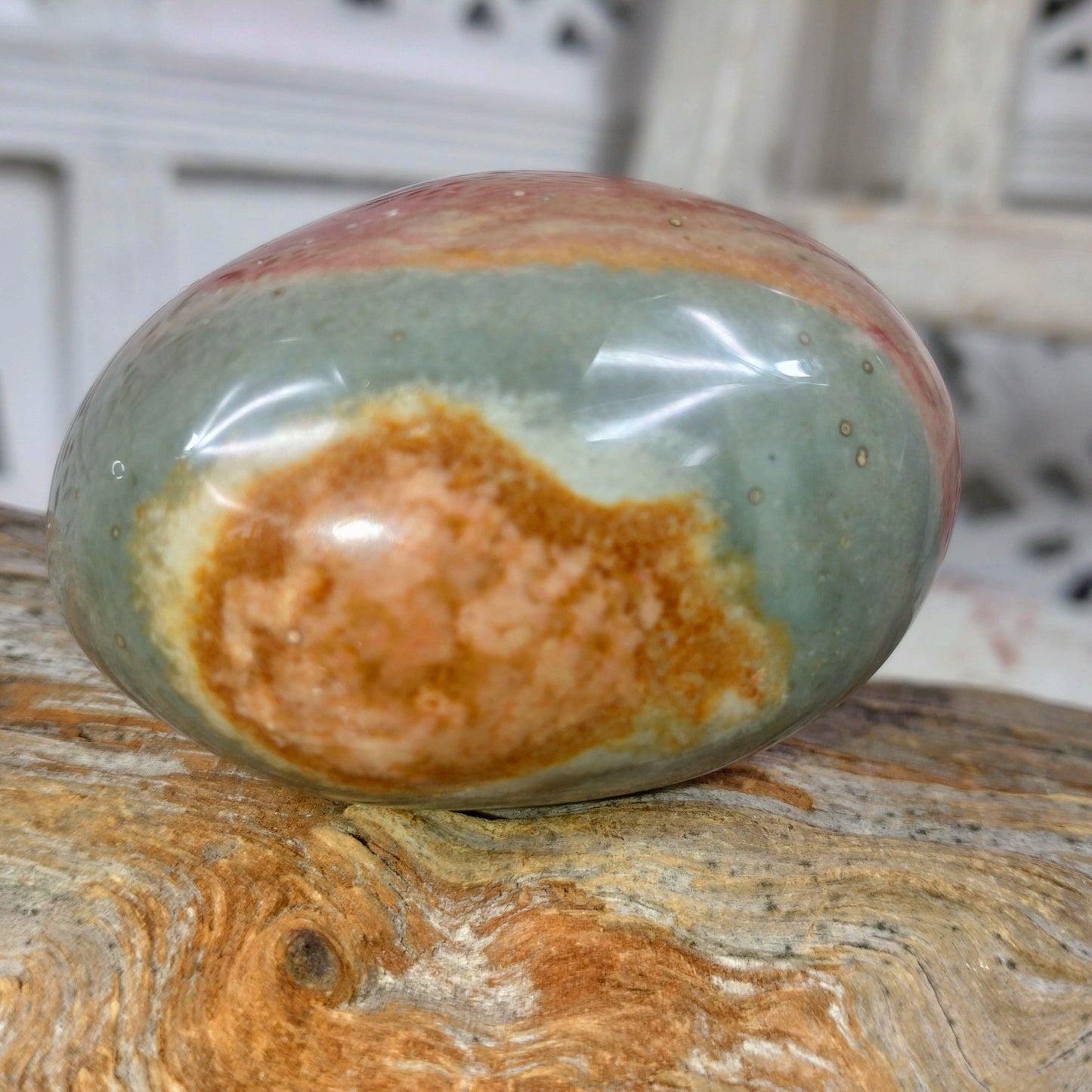 Polykrom jaspis (Polychrome) Handsten AAA DSC-4522