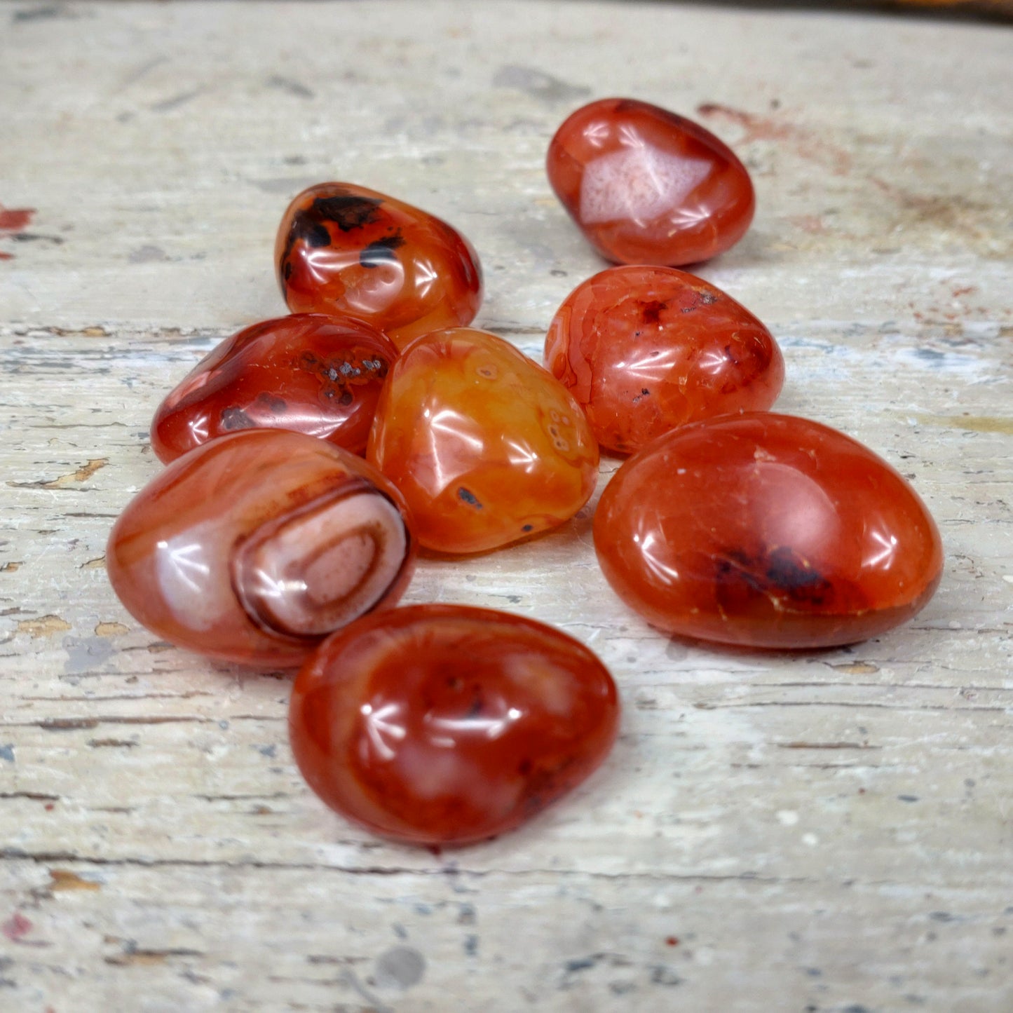 Karneol trumlade