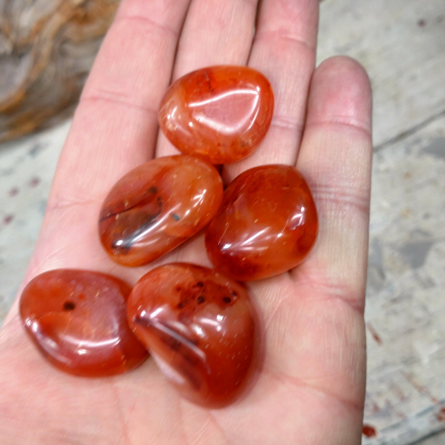 Karneol trumlade
