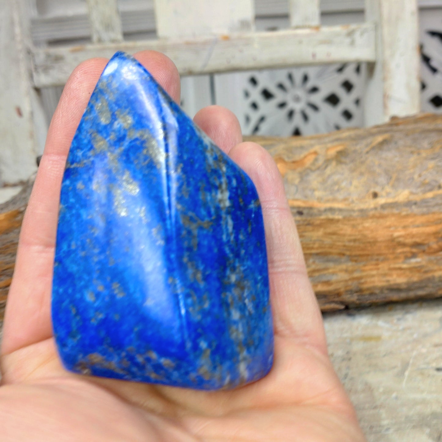 Lapis lazuli fri form otrolig kvalitet