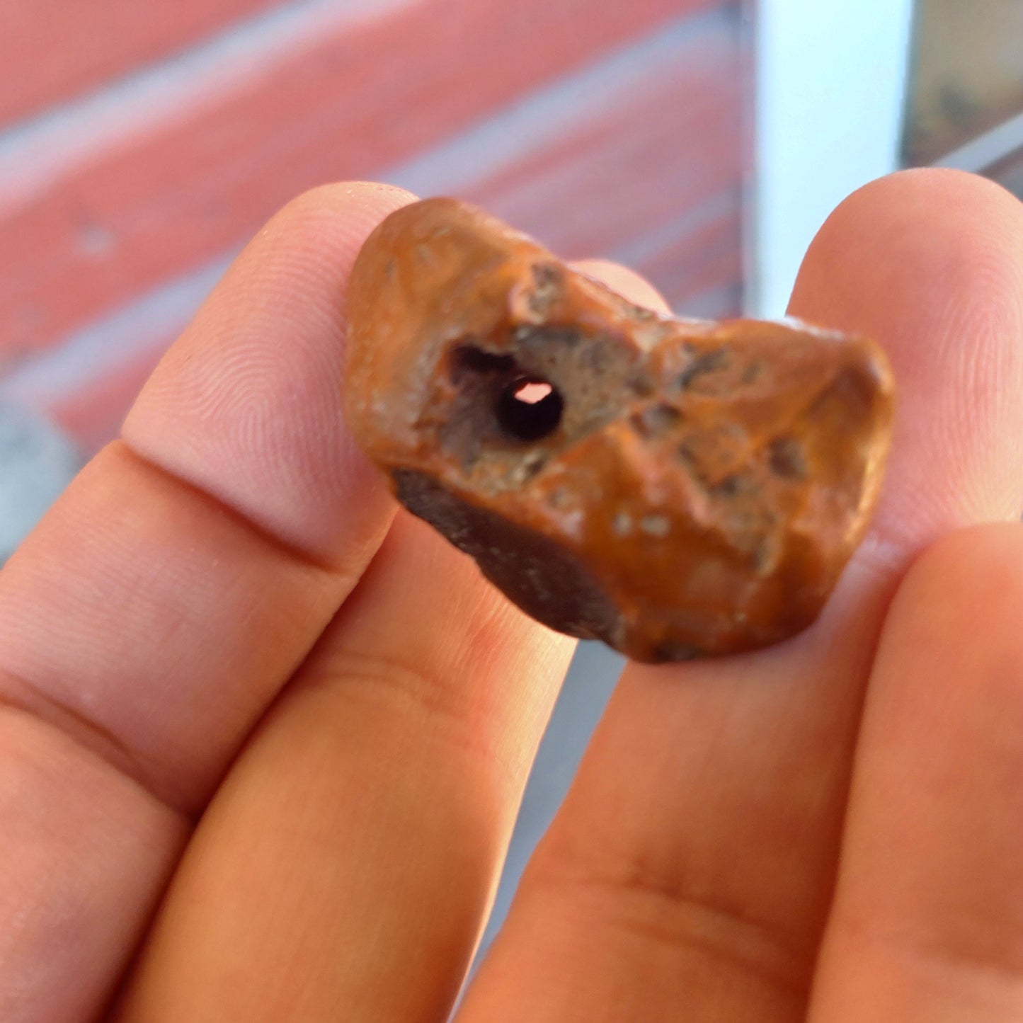Äkta Häxsten/Hag stone i Flinta