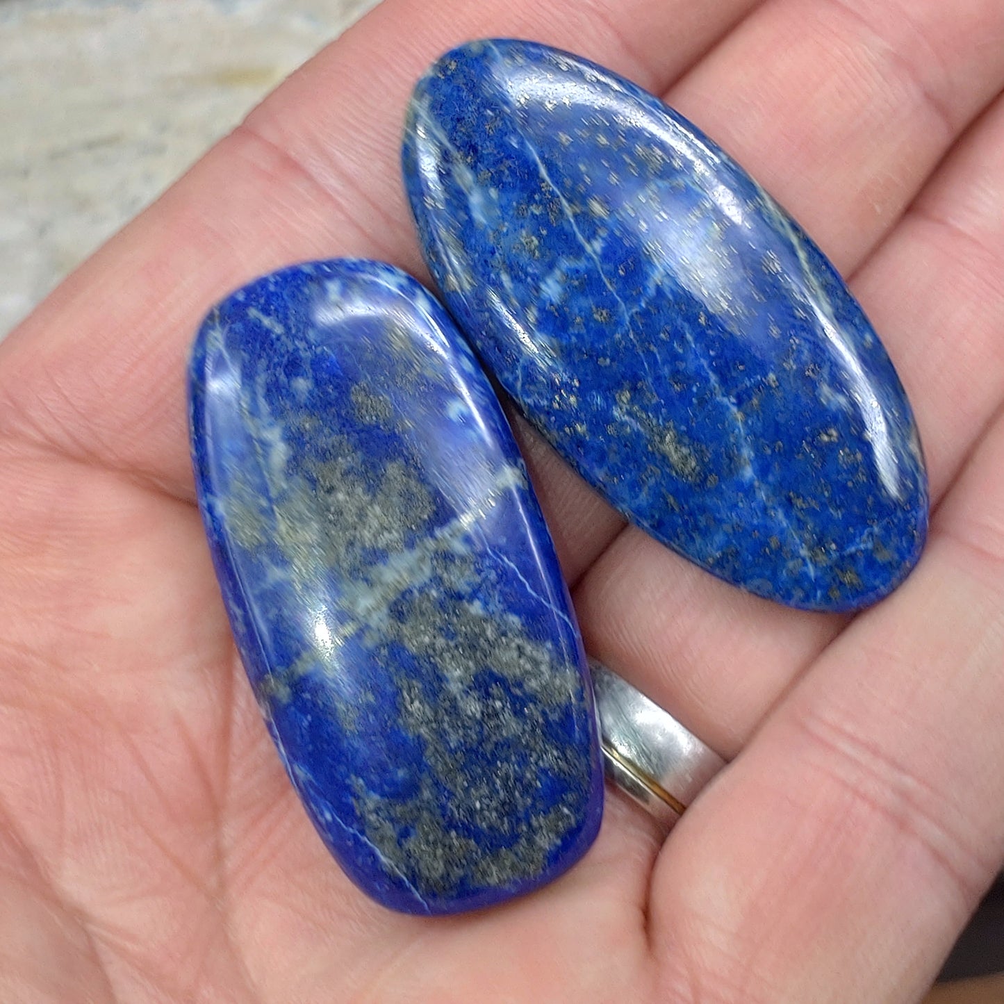 Lapis lazuli cabochon