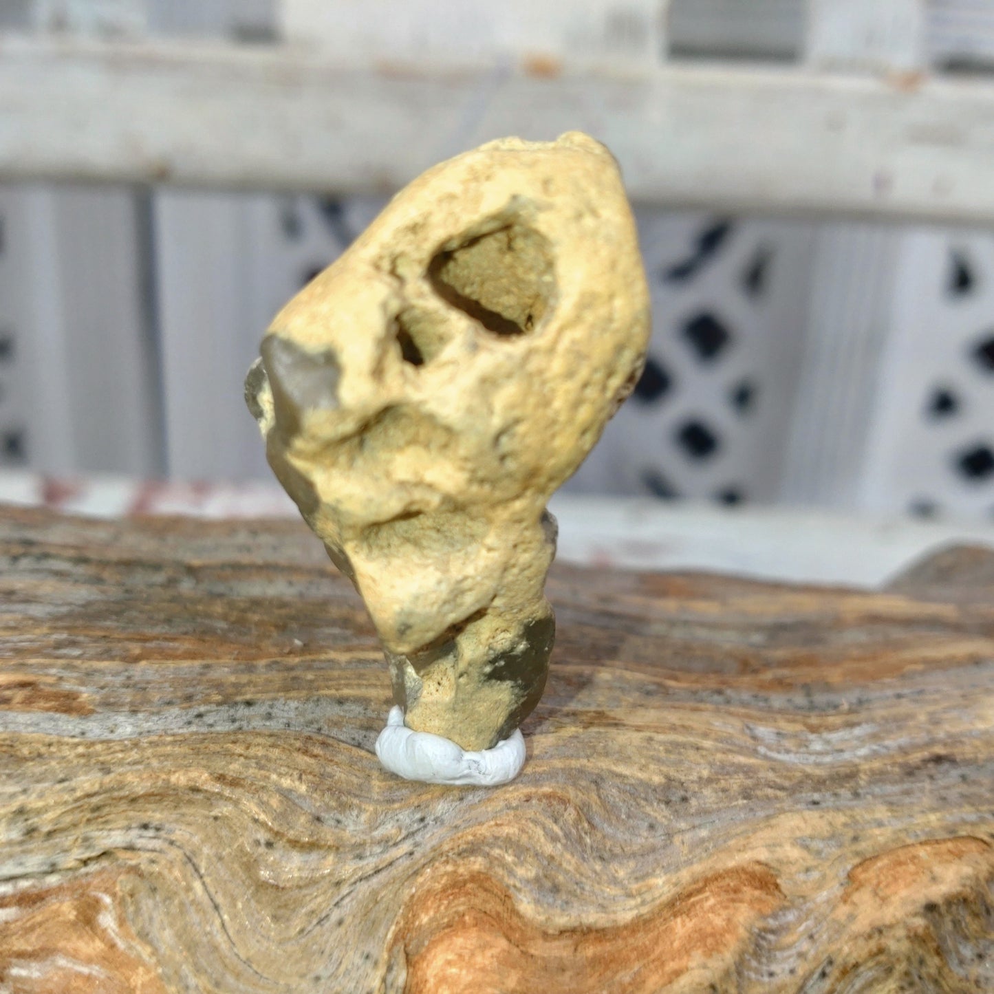 Äkta Häxsten/Hag stone i Flinta.