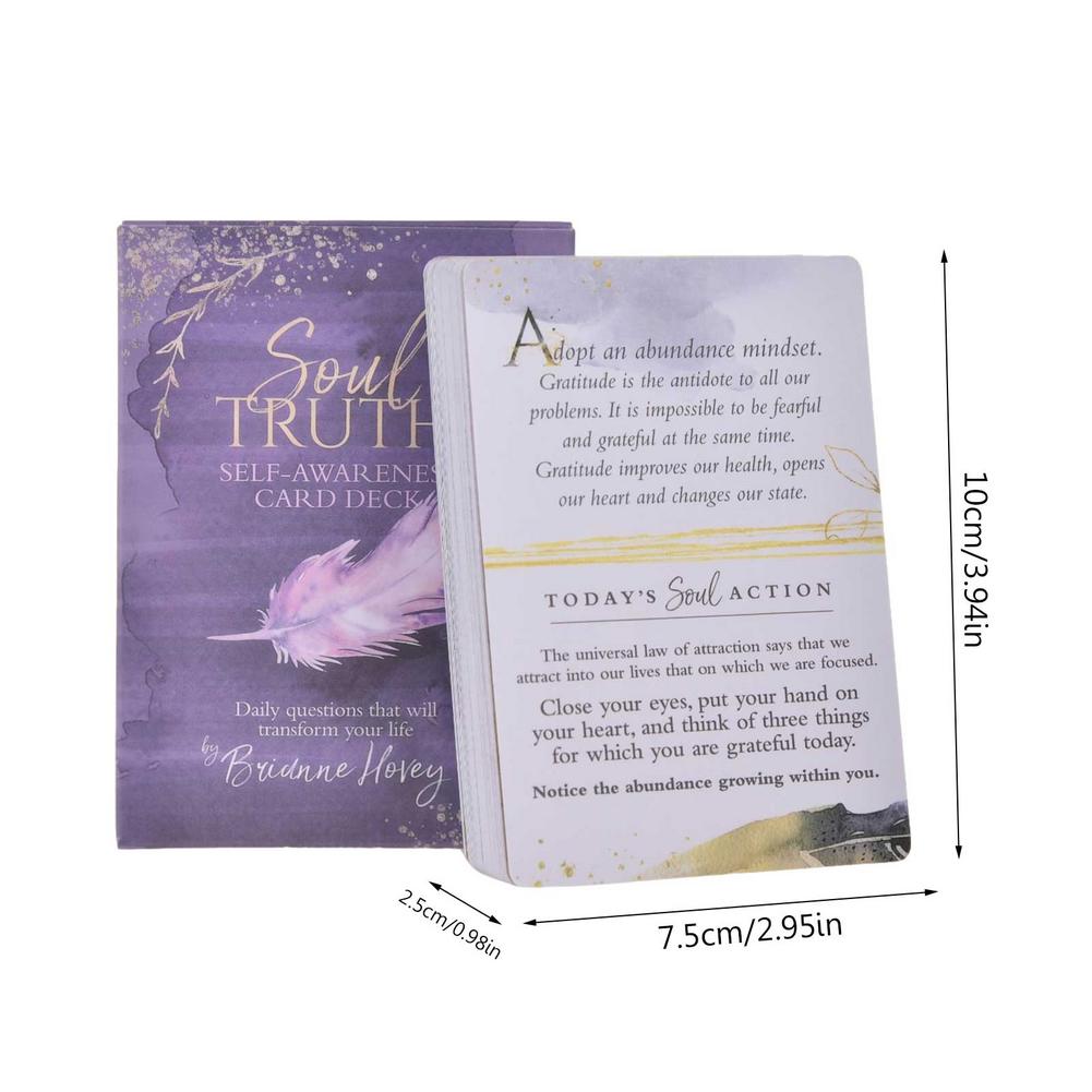 Soul truth self awareness card deck (Pocket size)