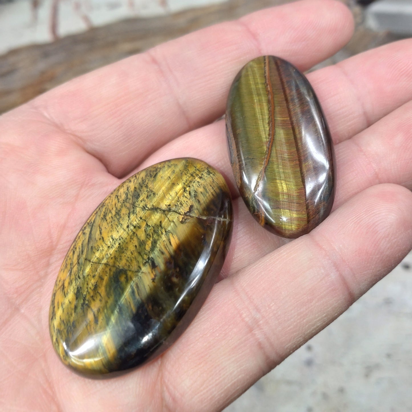 Tigeröga cabochon