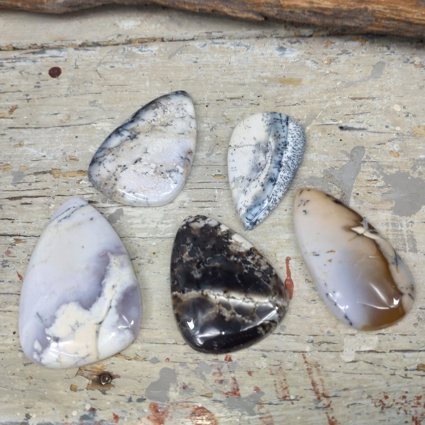 Dendritisk Opal cabochon