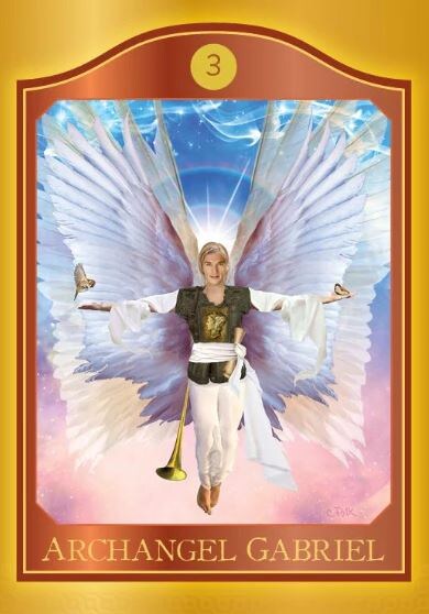 The Akashic Tarot, Tarotkort, eng Gabriel_akashic Kort