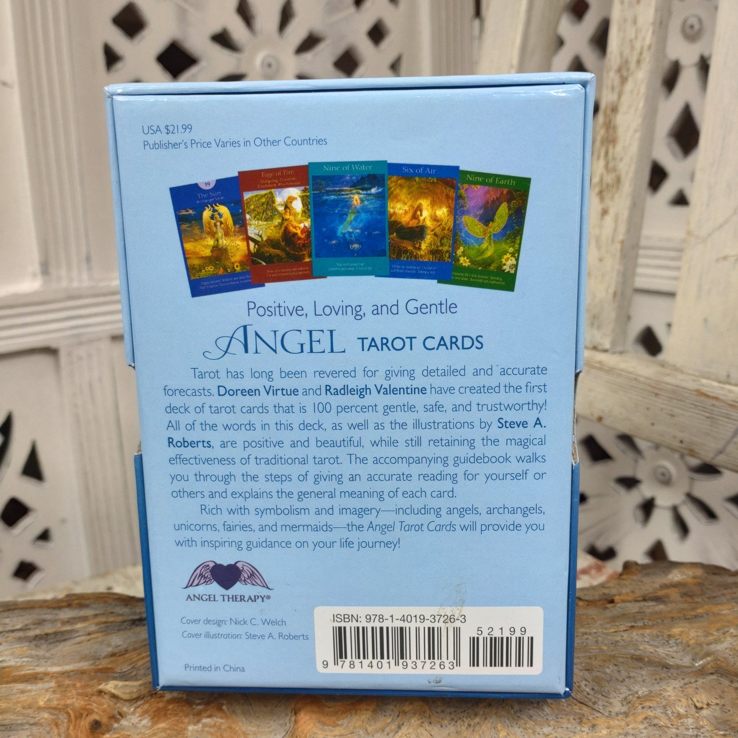 Angel tarot cards Originalet av Doreen Virtue & Radleigh Valentine DSC-4672