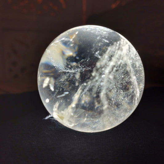 Spåkula / klot bergkristall 4,4 cm DSC-5038