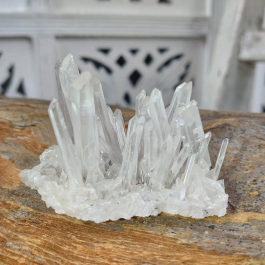 Bergkristall kluster otroligt vackert