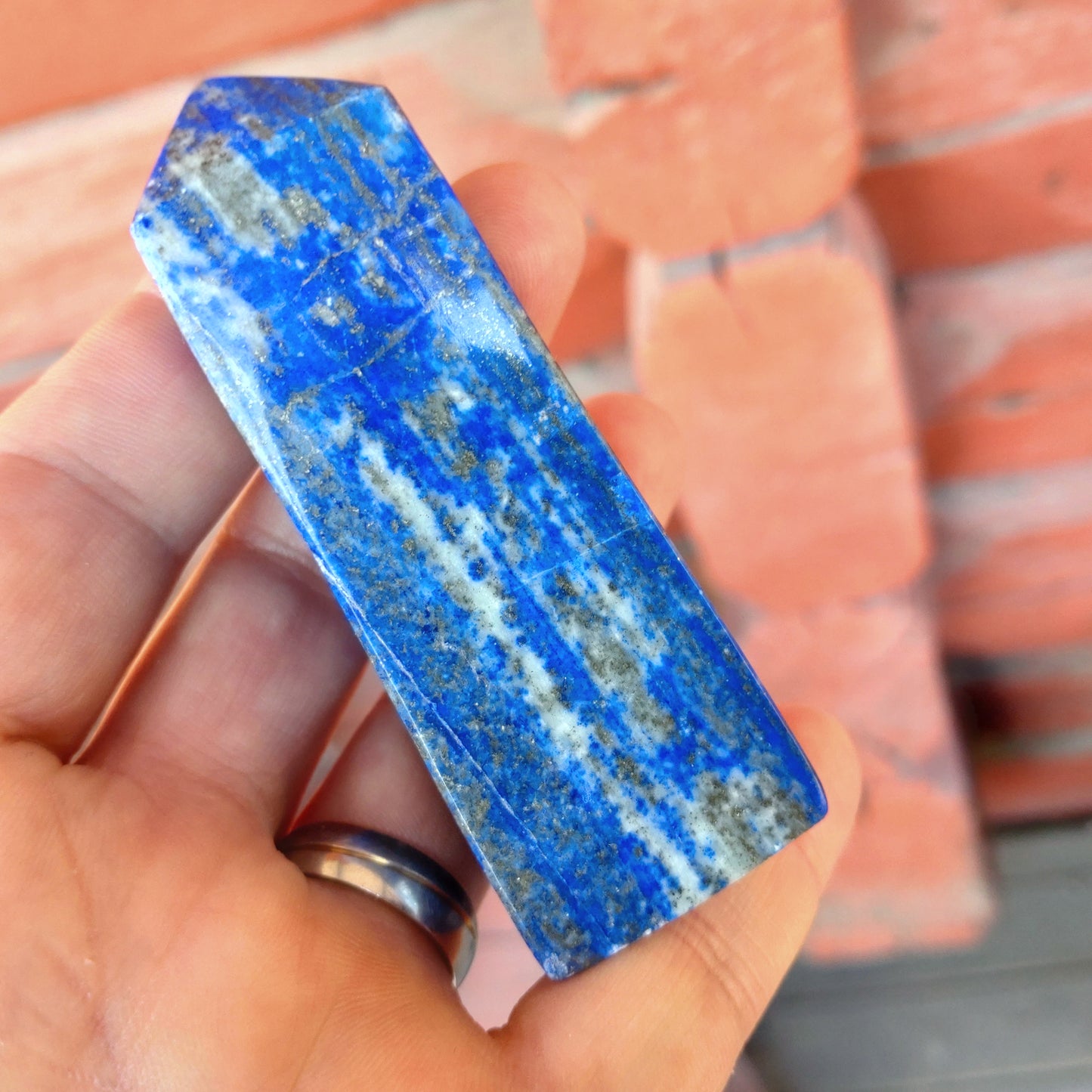 Torn Lapis lazuli