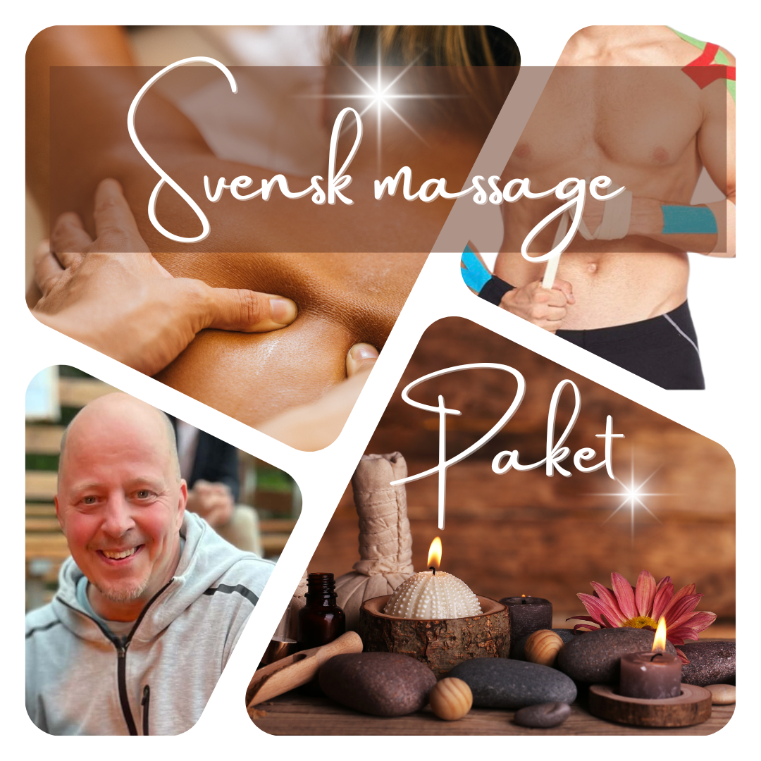 Paketpris - Köp 3 få 1 extra behandling utan extra kostnad. Halvkropp - svensk massage by Robin