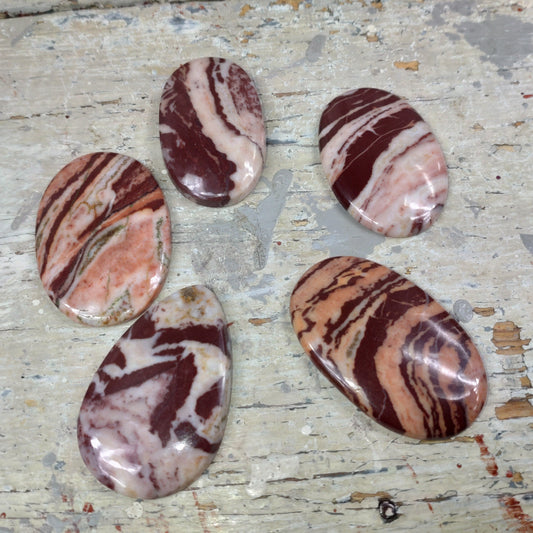 Zebra Jaspis cabochon