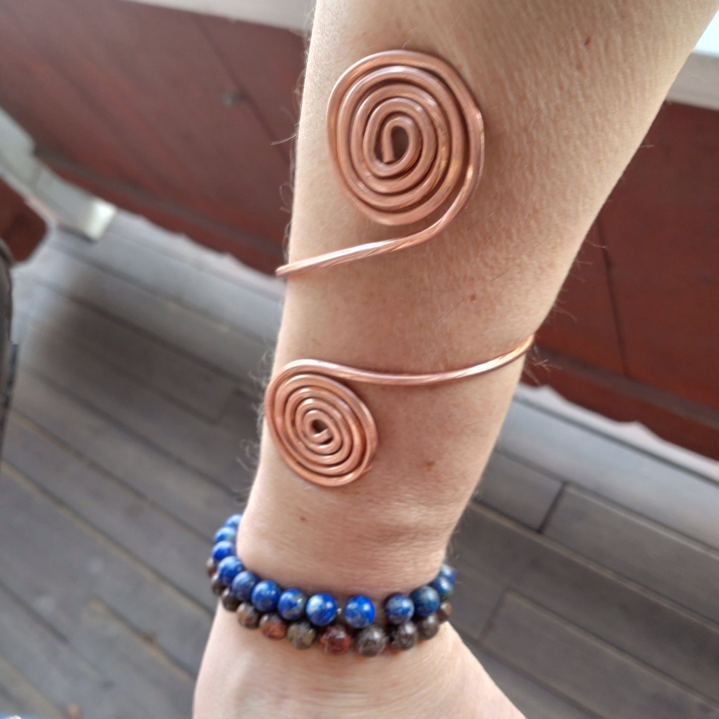 Energy flow Armband i 100% koppar ✨