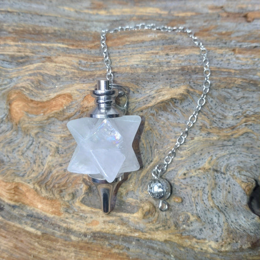 Pendel Merkaba Bergkristall