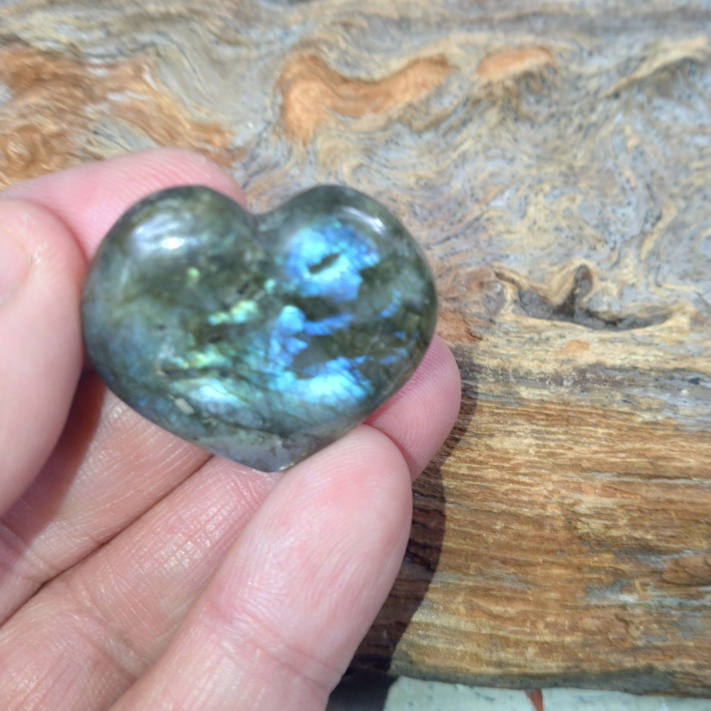 Labradorit ❤️ hjärta