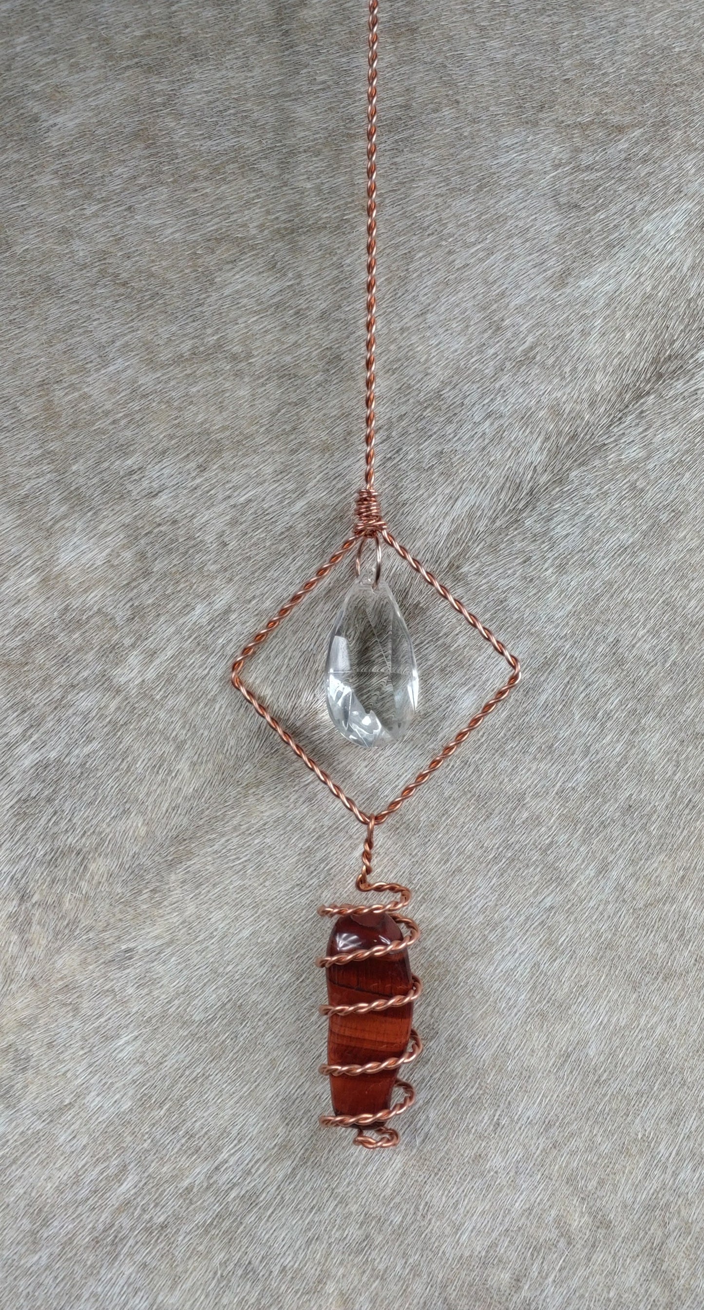 Feng Shui solfångare handgjord i koppar.